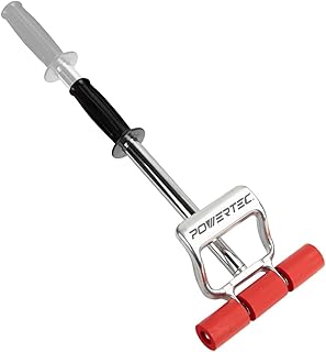 POWERTEC Extendable Floor and Wall Roller for Vinyl Flooring, Tile & Linoleum Roller with Extendable 17" to 27" Handle, 7.5" Wide for LVP, Veneer, Carpet, Wall Coverings, 1PK (71033V)