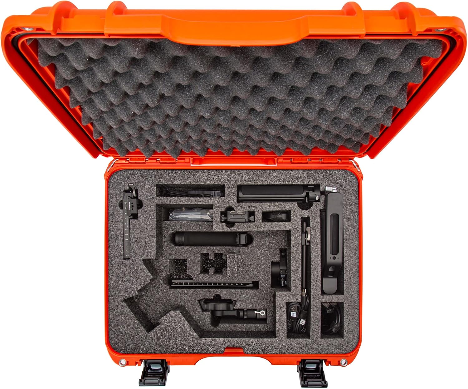 Nanuk 930 Waterproof Hard Case with Foam Insert for DJI RS 3/RS 3 Pro Combo, Orange-3