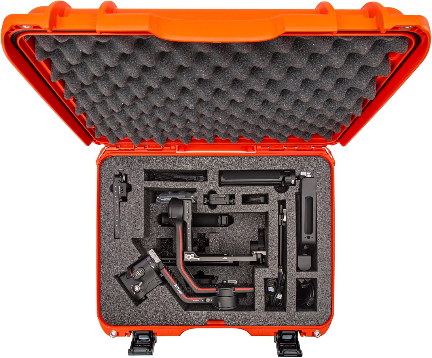 Nanuk 930 Waterproof Hard Case with Foam Insert for DJI RS 3/RS 3 Pro Combo, Orange-5