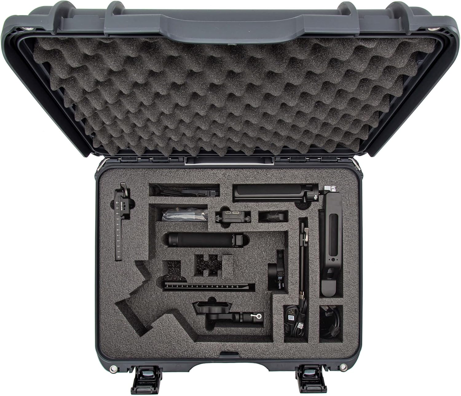 Nanuk 930 Waterproof Hard Case with Foam Insert for DJI RS 3/RS 3 Pro Combo, Graphite-3