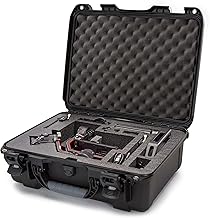 Nanuk 930 Waterproof and Easy to Transport Hard Case with Custom-Cut Foam Insert for DJI RS 3 and RS 3 Pro Combo (Black)