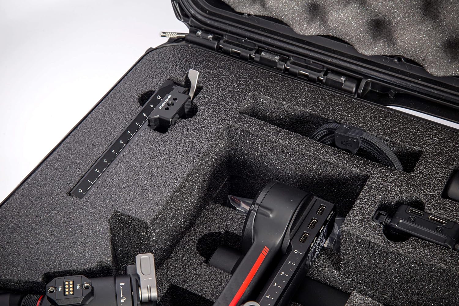 Nanuk 930 Waterproof and Easy to Transport Hard Case with Custom-Cut Foam Insert for DJI RS 3 and RS 3 Pro Combo (Black)-9