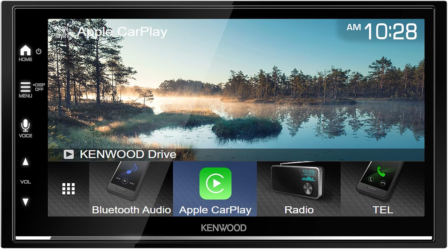 KENWOOD DMX7709S 6.8-Inch Capacitive Touch Screen, Car Stereo, CarPlay and Android Auto, Bluetooth, AM/FM Radio, MP3 Player, USB Port, Double DIN, 13-Band EQ, SiriusXM-3