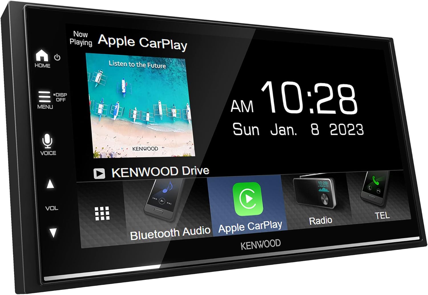 KENWOOD DMX7709S 6.8-Inch Capacitive Touch Screen, Car Stereo, CarPlay and Android Auto, Bluetooth, AM/FM Radio, MP3 Player, USB Port, Double DIN, 13-Band EQ, SiriusXM-5