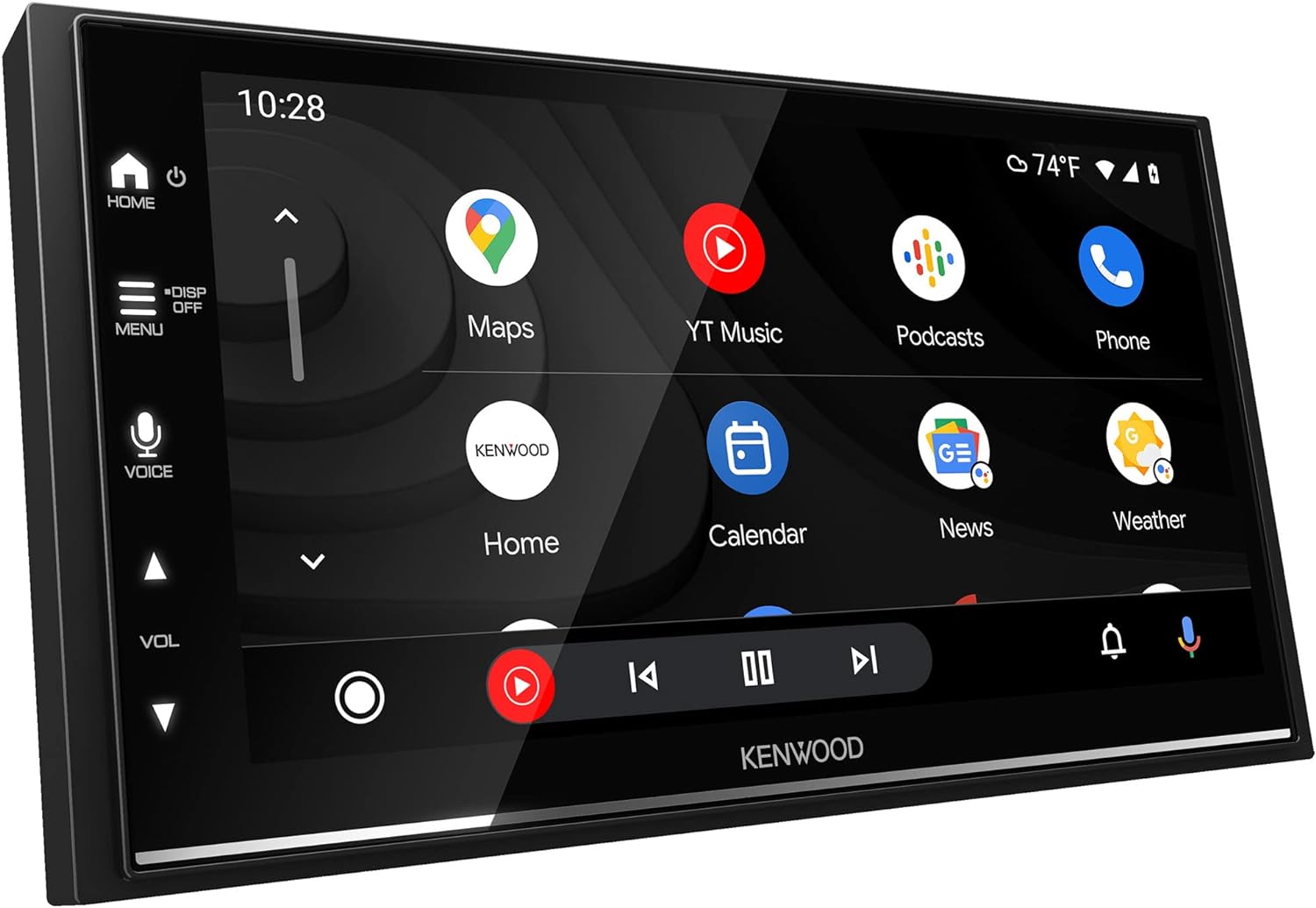 KENWOOD DMX7709S 6.8-Inch Capacitive Touch Screen, Car Stereo, CarPlay and Android Auto, Bluetooth, AM/FM Radio, MP3 Player, USB Port, Double DIN, 13-Band EQ, SiriusXM-6