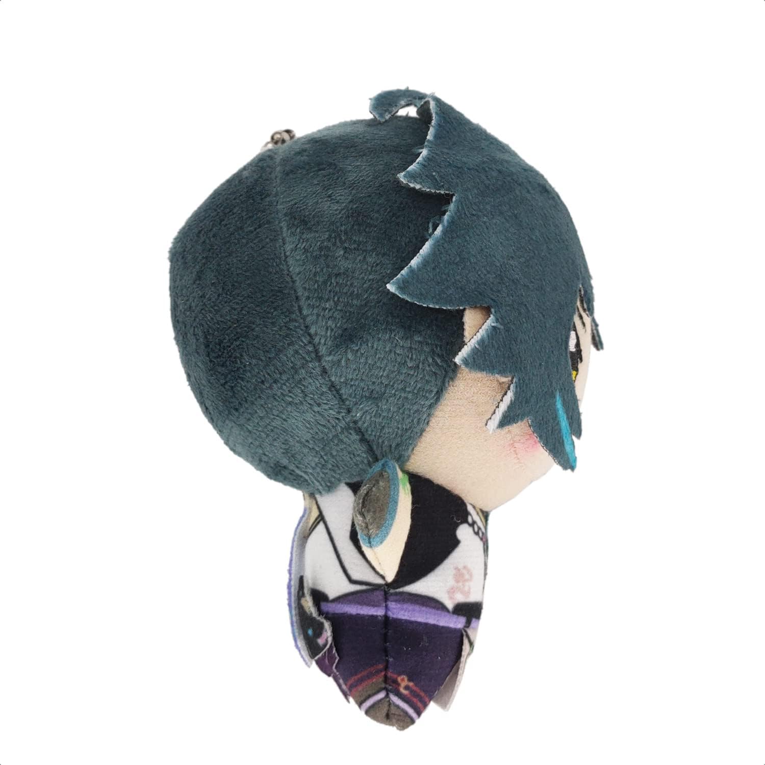 KOOLIYA Small Size Genshin Impact Figure Plush Doll - Xiao (4 inch), Keychain Anime Figure Soft Stuffed Gift for Game Fans (Xiao)-1