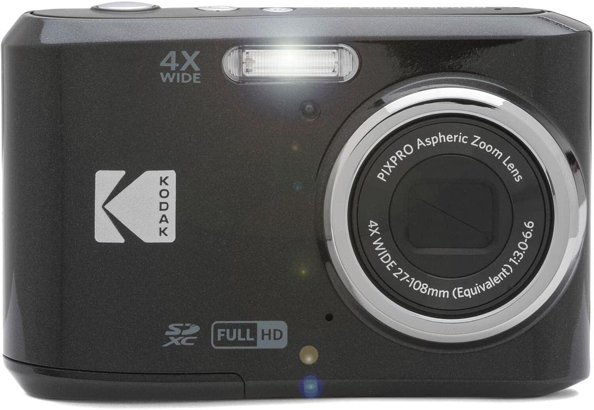 KODAK PIXPRO Friendly Zoom FZ45-BK 16MP Digital Camera with 4X Optical Zoom 27mm Wide Angle and 2.7" LCD Screen (Black)-7