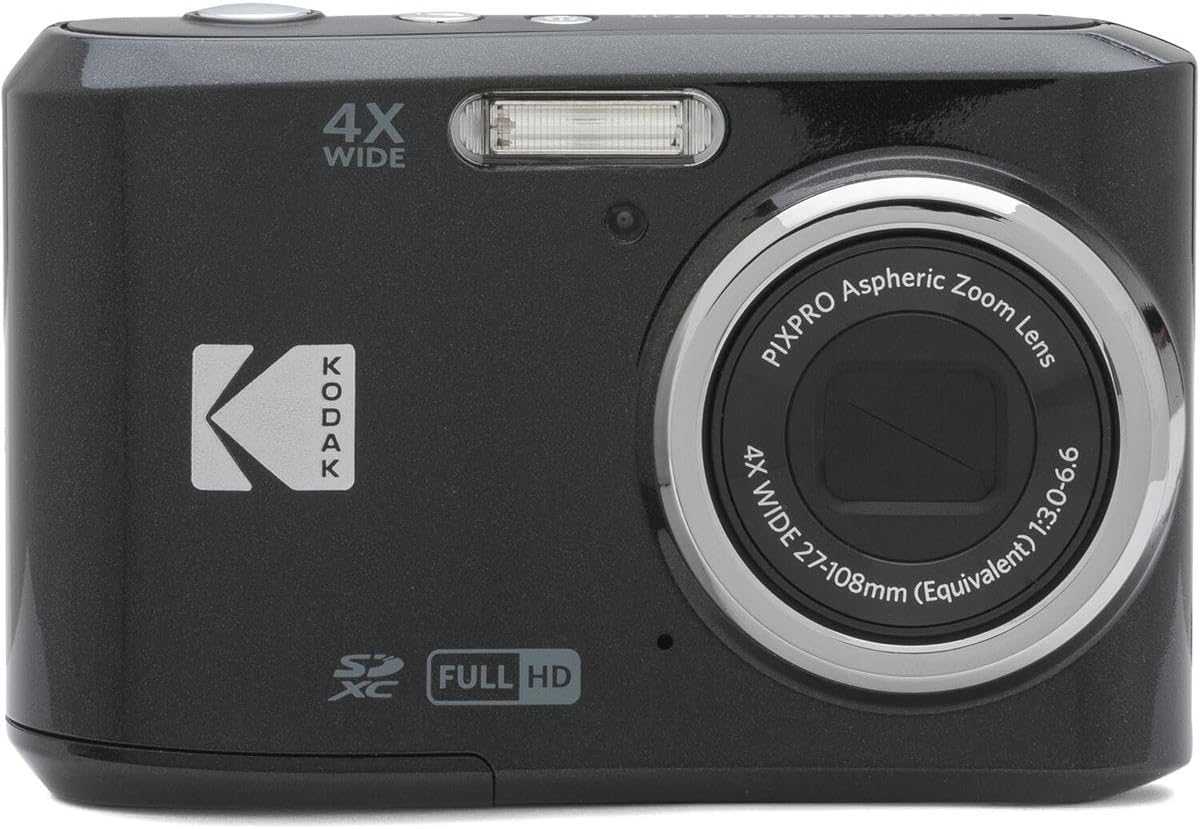 KODAK PIXPRO Friendly Zoom FZ45-BK 16MP Digital Camera with 4X Optical Zoom 27mm Wide Angle and 2.7" LCD Screen (Black)-8