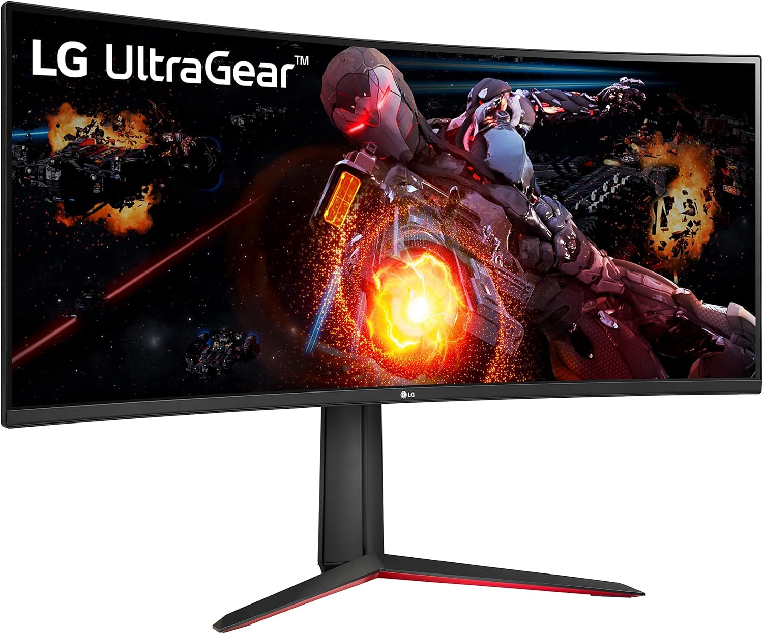 LG UltraGear QHD 34-Inch Curved Gaming Monitor 34GP63A-B, VA with HDR 10 Compatibility and AMD FreeSync Premium, 160Hz, Black-1