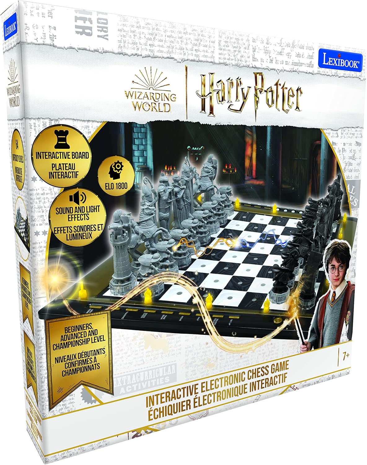 Lexibook Harry Potter® Electronic Chess Game with Tactile Keyboard and Light and Sound Effects, 32 Pieces, 64 Levels of Difficulty, Family Board Game, CG3000HP-5