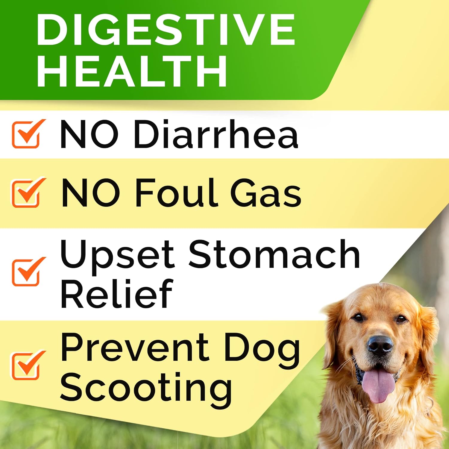 StrellaLab Dog Probiotics Treats for Picky Eaters - Digestive Enzymes + Prebiotics - Chewable Fiber Supplement - Allergy, Diarrhea, Gas, Constipation, Upset Stomach Relief - Improve Digestion&Immunity-4