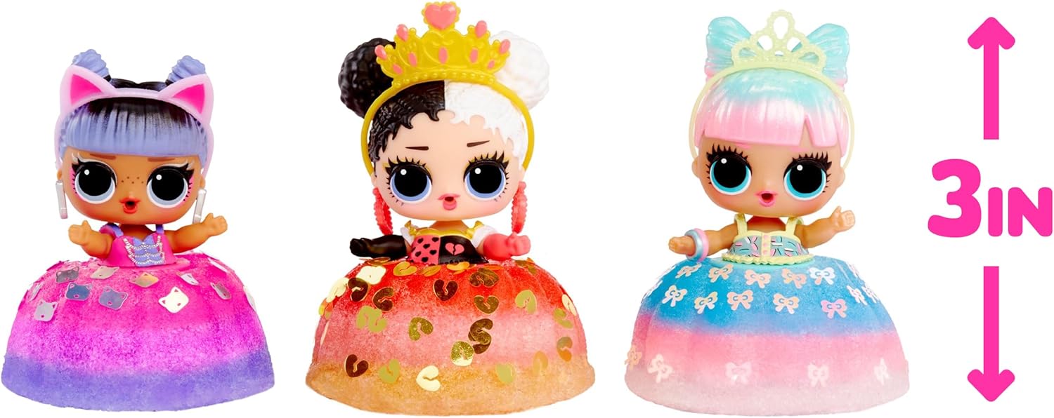 LOL Surprise Mix & Make Birthday Cake Tots with Collectible Doll, DIY Cake Dress, Cake Making and Decorating, Ingredients and Glitter Sprinkles, Cake Dress Doll- Great Gift for Girls Age 3+-3