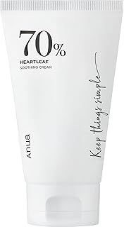 ANUA - Heartleaf 70% Soothing Cream 100ml (3.38oz) | Non-Sticky, soothing, heartleaf, for combination skin, moisturizing, CICA, panthenol