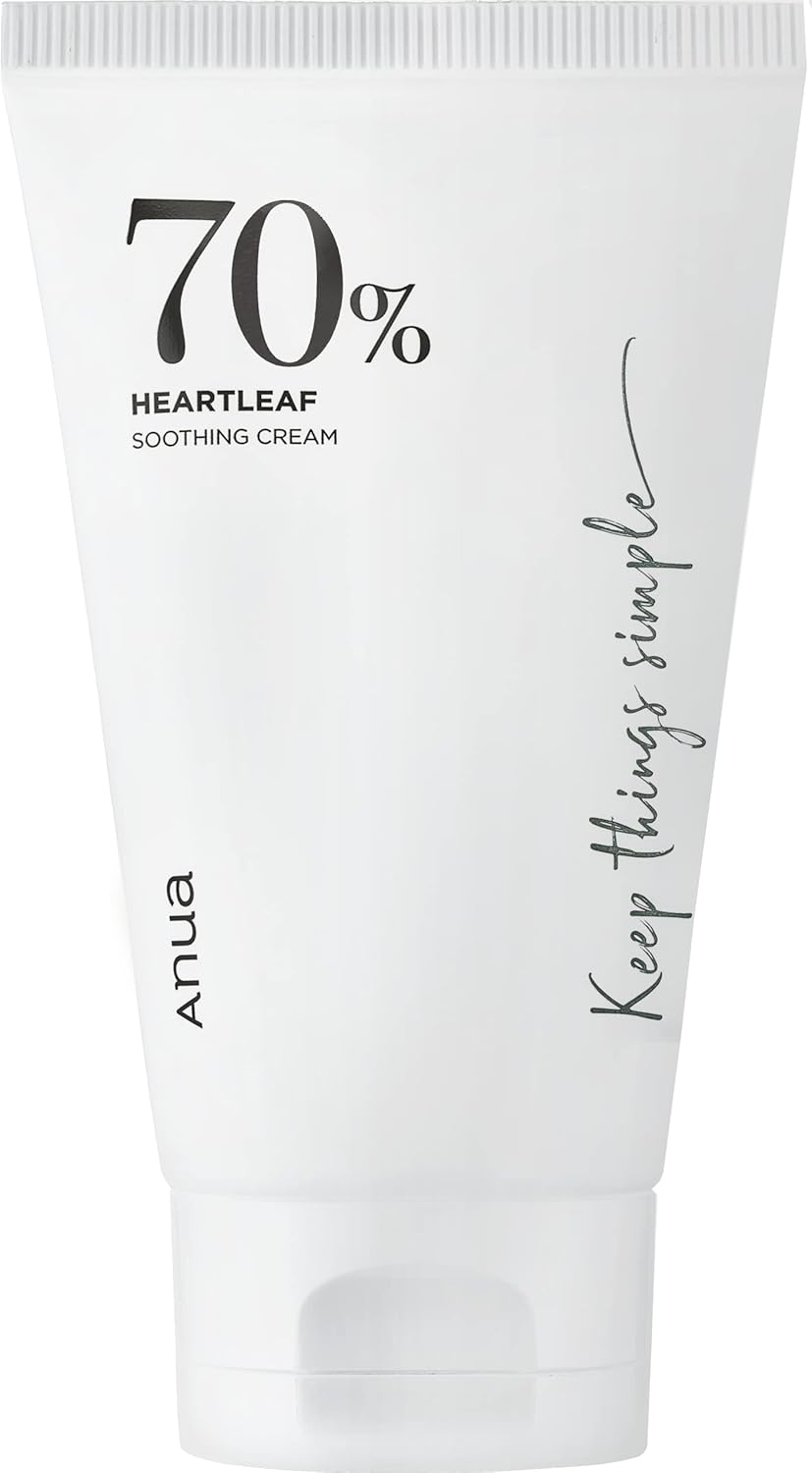 ANUA - Heartleaf 70% Soothing Cream 100ml (3.38oz) | Non-Sticky, soothing, heartleaf, for combination skin, moisturizing, CICA, panthenol-0