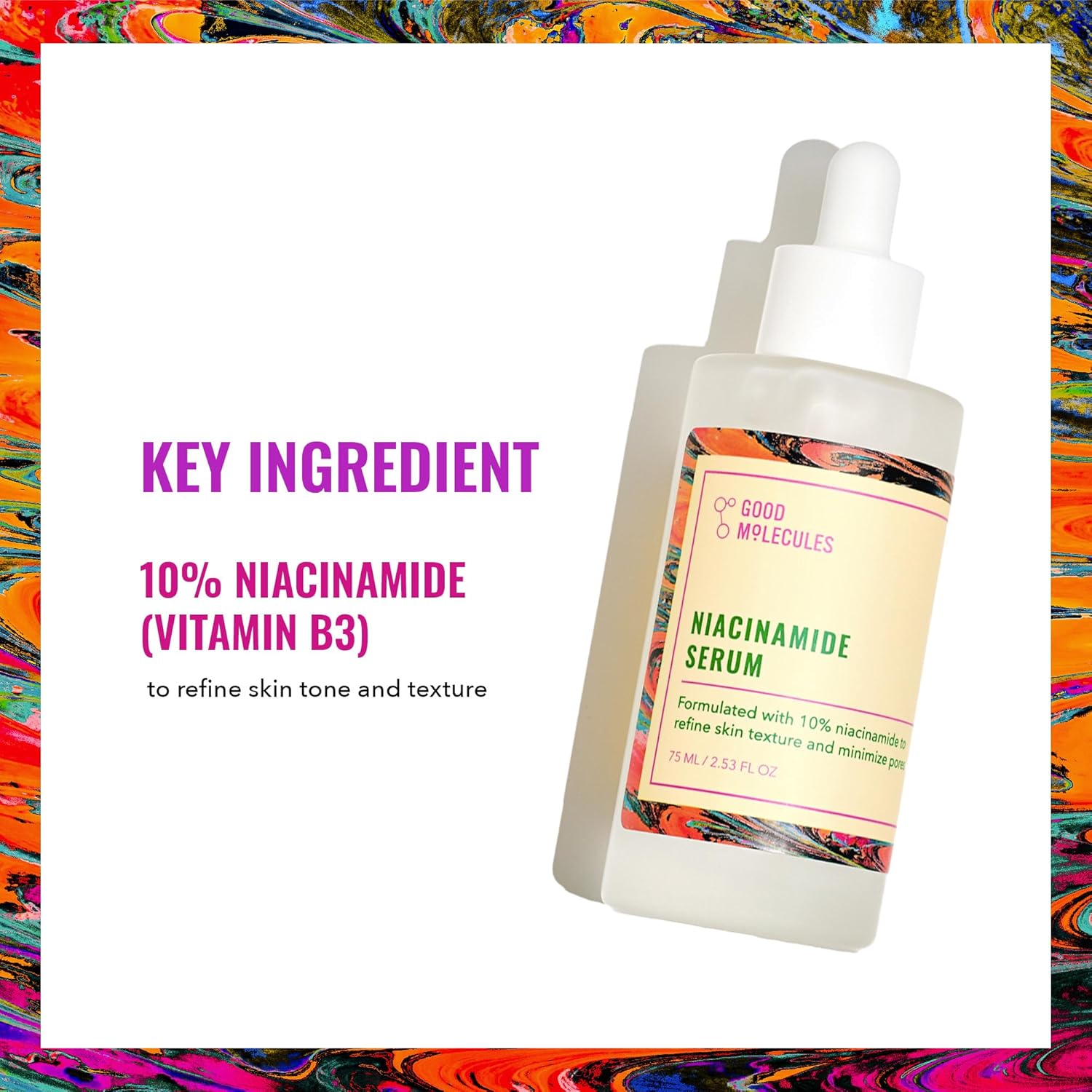 Good Molecules Niacinamide Serum - 10% Niacinamide B3 Facial Serum for Blemishes, Enlarged Pores, Balancing and Hydrating - Skincare for Face-2