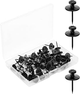 Mr. Pen- Double Headed Picture Hanging Nails, 50 Pack, Black, Picture Nails, Tacks for Wall Hangings, Wall Pins for Hanging, Wall Nails for Hanging, Thumb Tacks for Wall Hanging, Picture Hangers