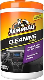 Armor All Car Cleaning Wipes, Wipes for Car Interior and Car Exterior, 90 Wipes Each