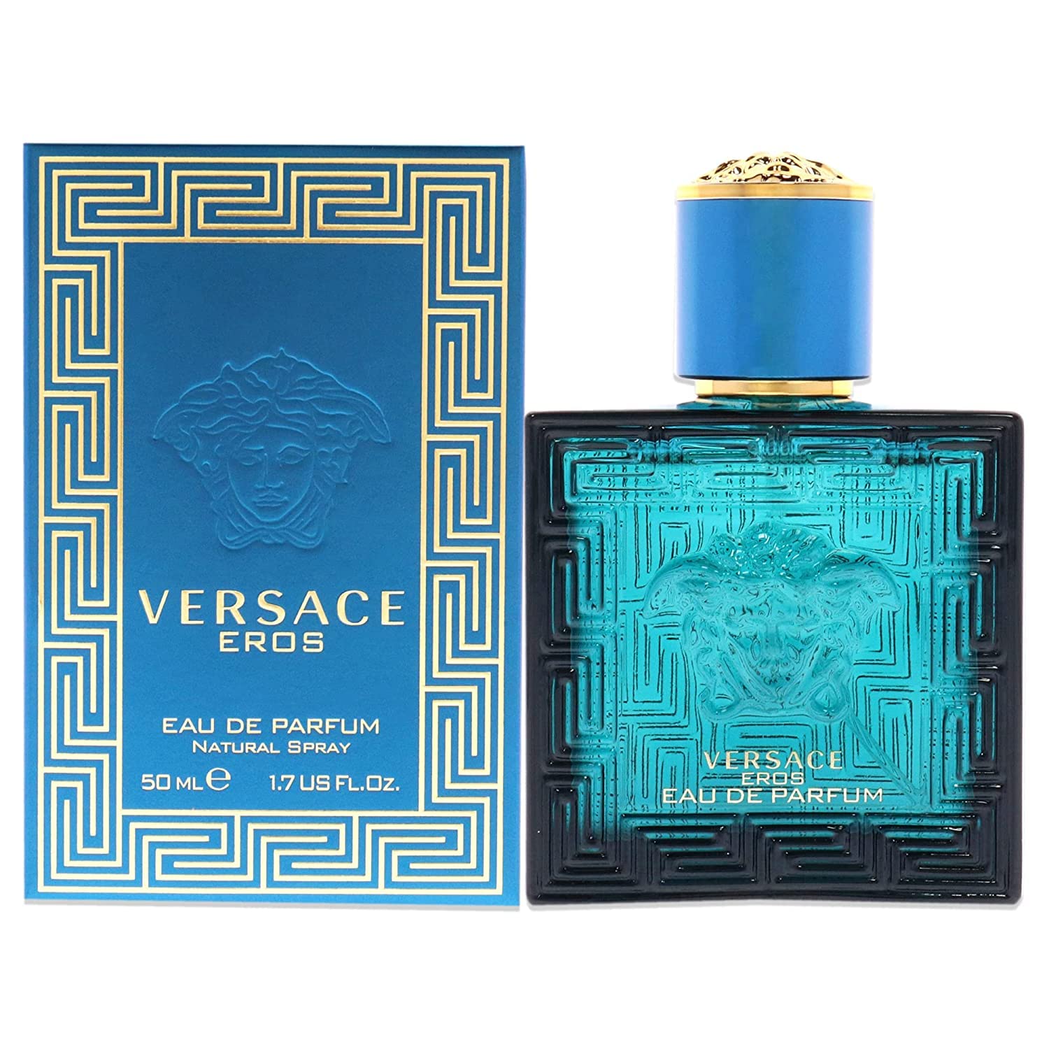 Versace Eros Eau De Parfum Spray Spray for Men 1.7 Ounce-0