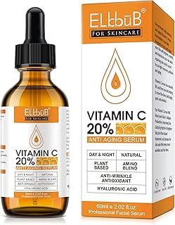 Premium 20% Vitamin C Serum For Face with Hyaluronic Acid, Retinol & Amino Acids - Boost Skin Collagen,Hydrate & Plump Skin, Anti Aging & Wrinkle Facial Serum 60ml