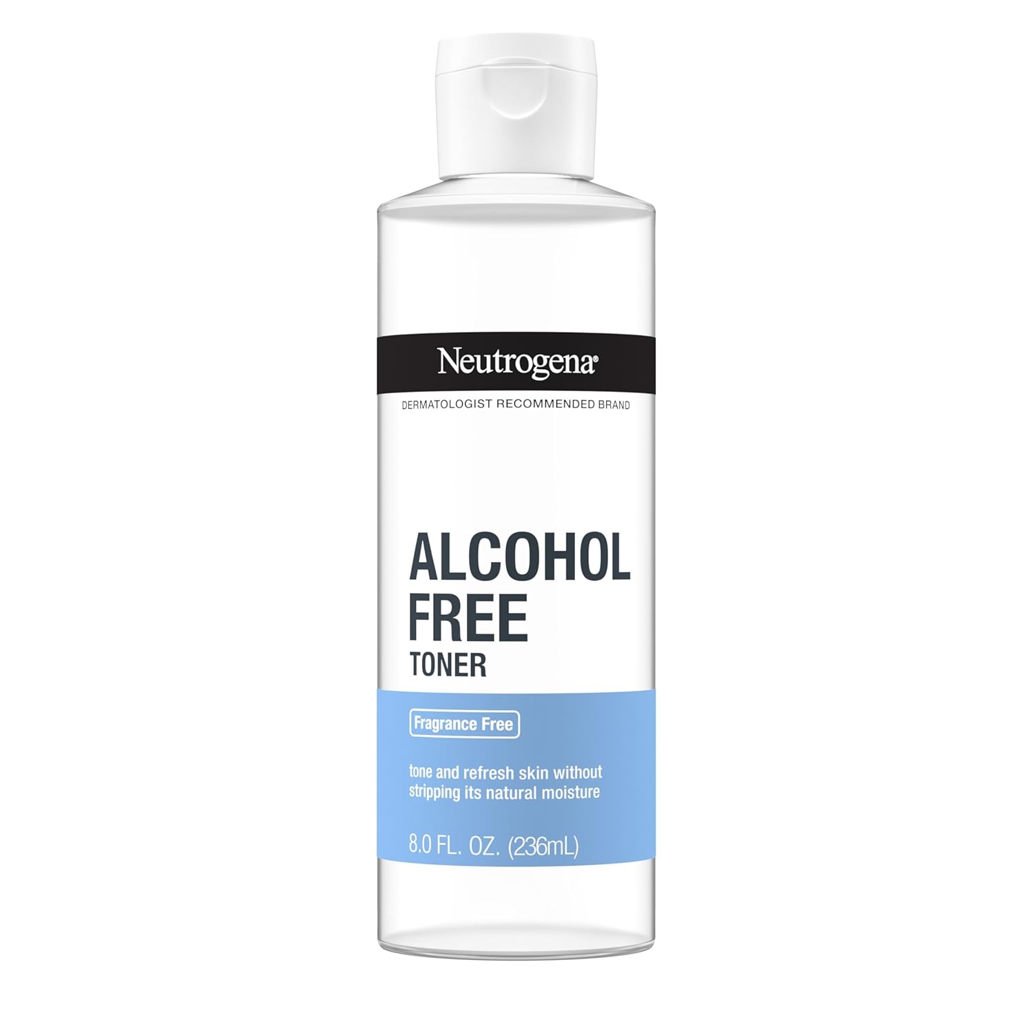 Neutrogena Alcohol-Free Gentle Daily Fragrance-Free Face Toner to Tone & Refresh Skin, Toner Gently Removes Impurities & Reconditions Skin, Hypoallergenic, 8 fl. oz-0