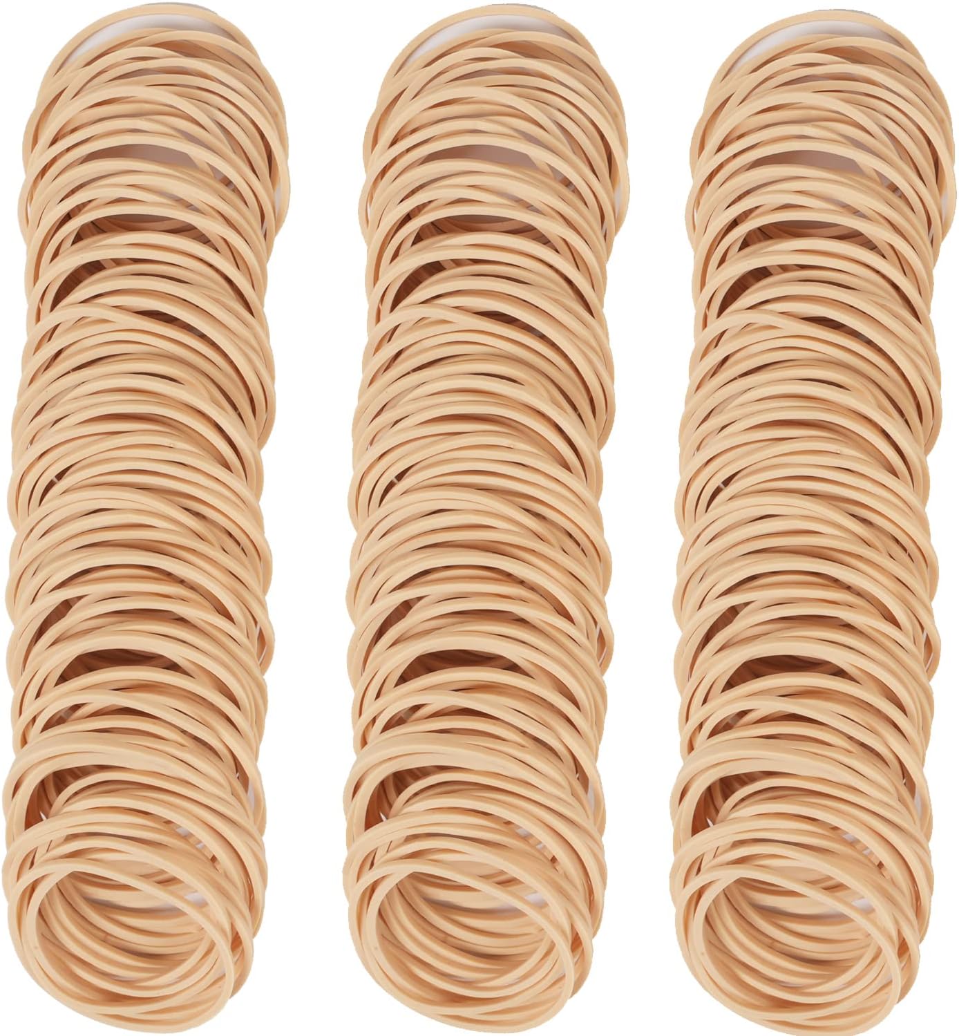 Rubber Bands Size16 Elastic Rubber Band #16 Light brown 600Pcs rubber bands office supplies File Folders Litter Box-1