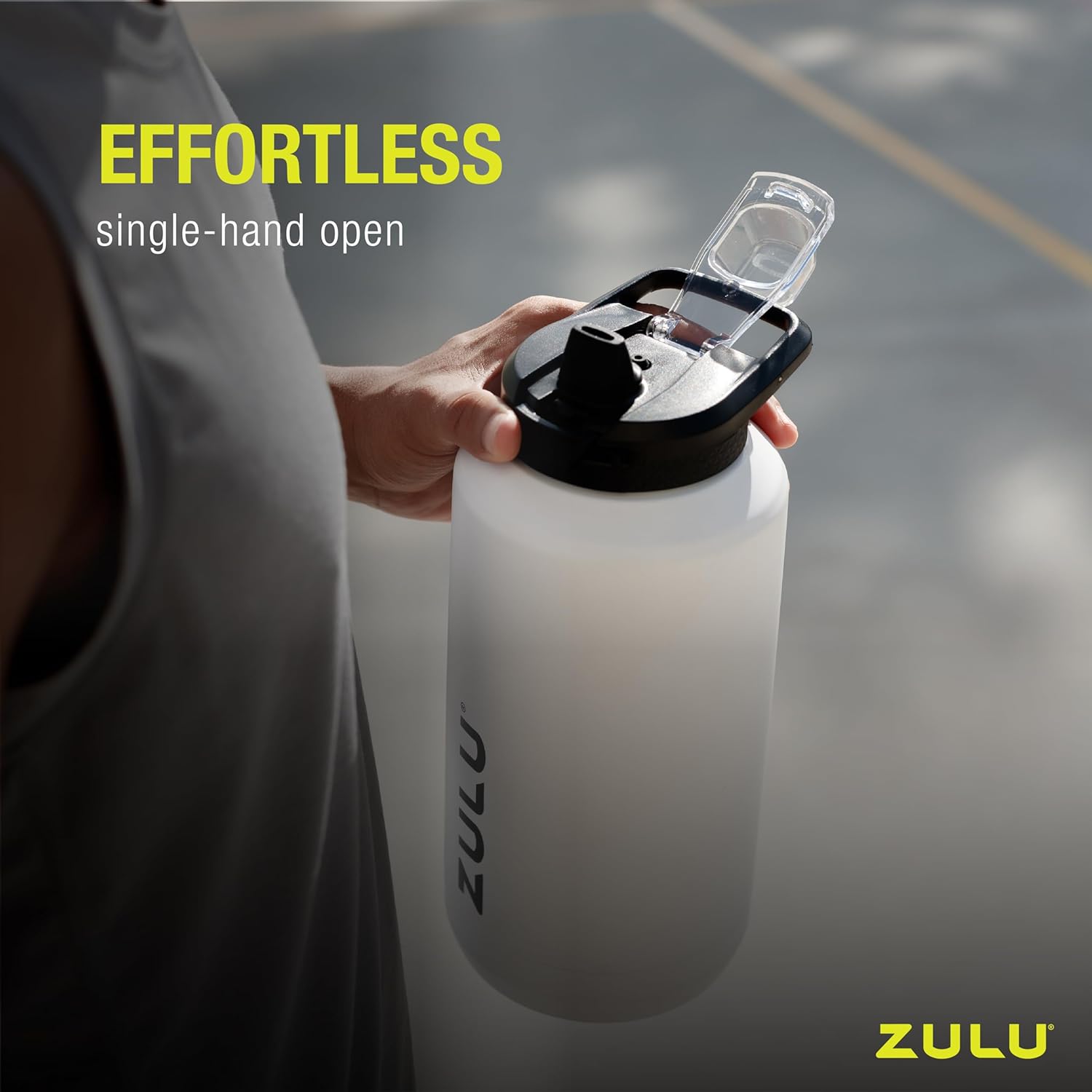 ZULU Goals Vacuum Insulated Large Capacity Stainless Steel Water Bottle | Reusable Jug Thermoses with Carry Handle | Leak-Proof Lid | Perfect for Travel, Workout, Gym, Hiking, Camping | 64oz, 101oz-6