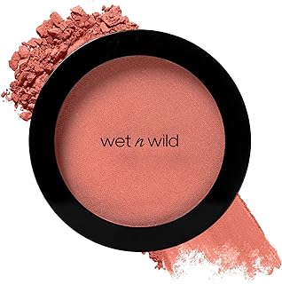 wet n wild Color Icon Blush, Effortless Glow & Seamless Blend infused with Luxuriously Smooth Jojoba Oil, Sheer Finish with a Matte Natural Glow, Cruelty-Free & Vegan - Bed of Roses