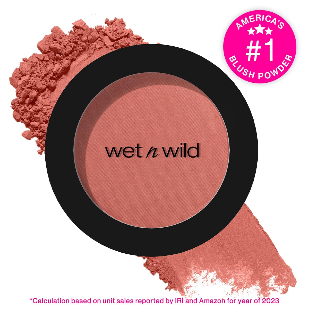 wet n wild Color Icon Blush, Effortless Glow & Seamless Blend infused with Luxuriously Smooth Jojoba Oil, Sheer Finish with a Matte Natural Glow, Cruelty-Free & Vegan - Bed of Roses-1