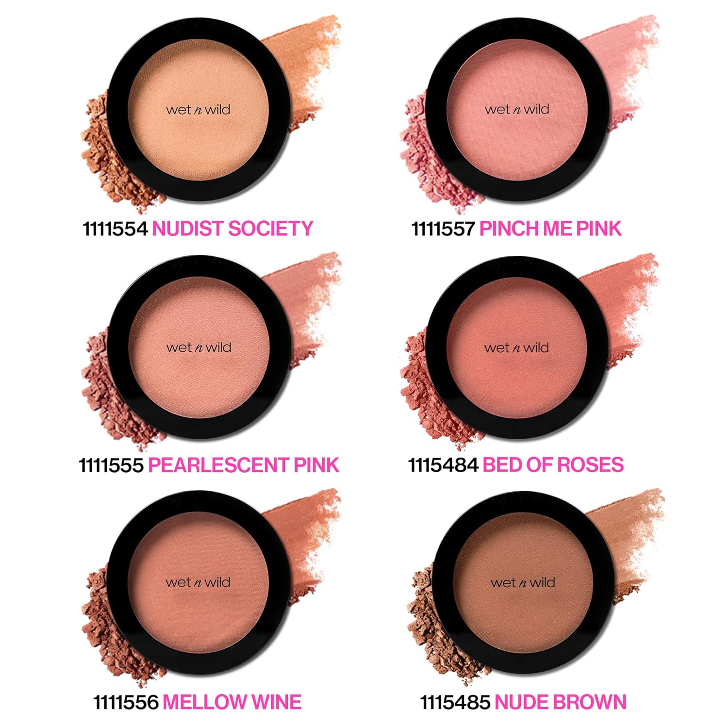 wet n wild Color Icon Blush, Effortless Glow & Seamless Blend infused with Luxuriously Smooth Jojoba Oil, Sheer Finish with a Matte Natural Glow, Cruelty-Free & Vegan - Bed of Roses-3