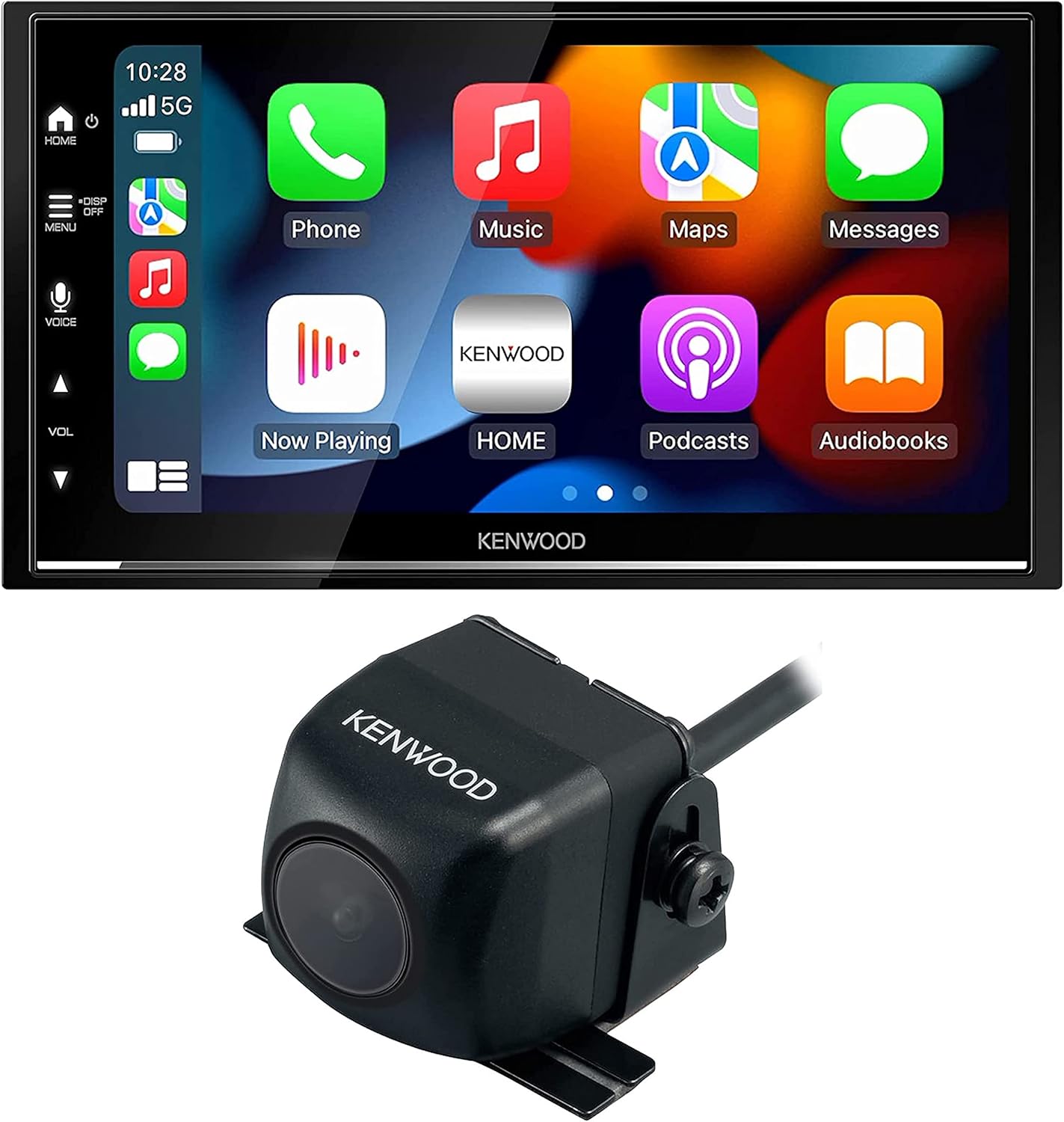 KENWOOD DMX8709S 6.8-Inch Capacitive Touch Screen, Car Stereo | Plus Kenwood CMOS-230 Backup Camera-0