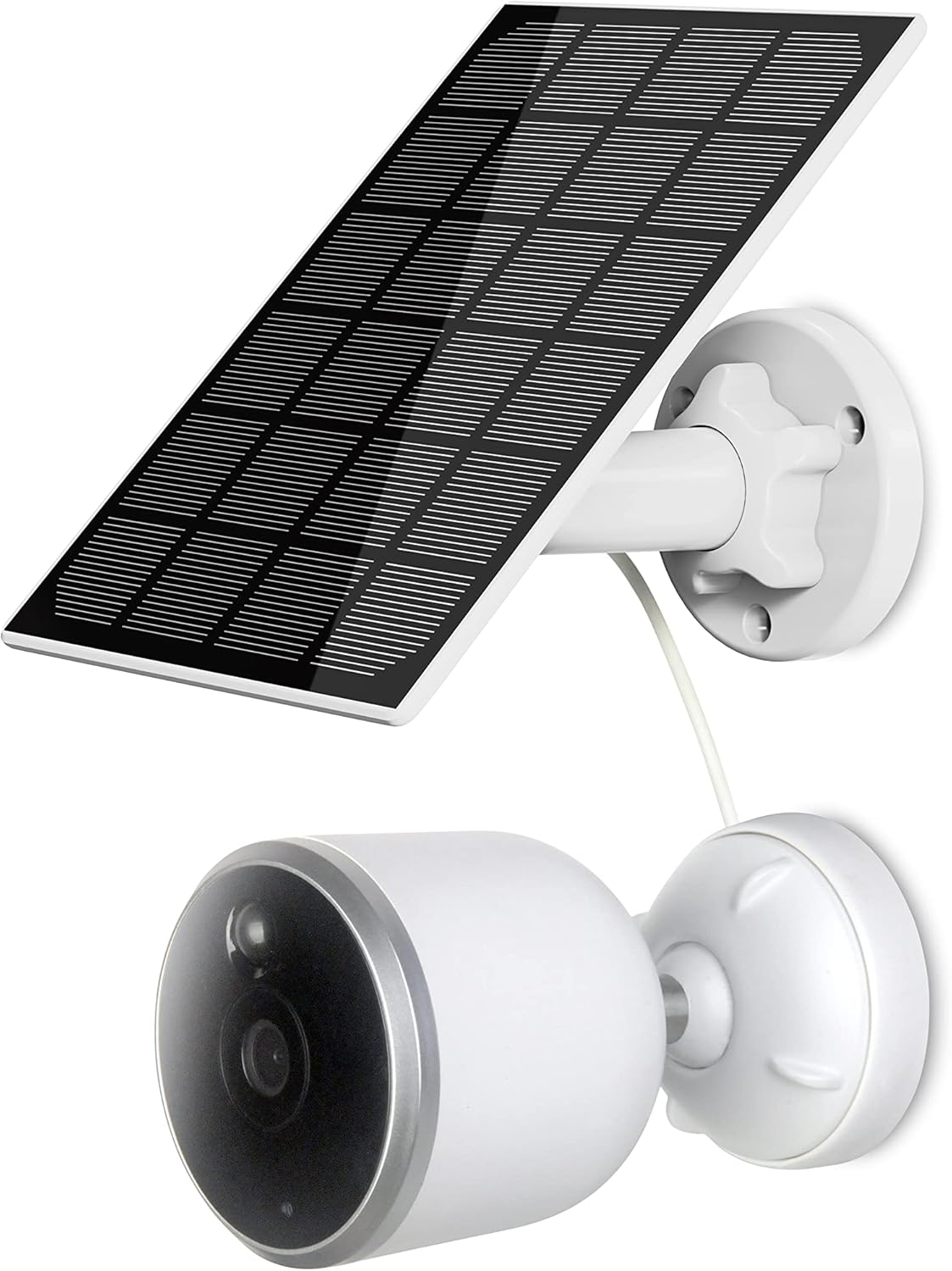 Solar Security Cameras Wireless Outdoor for Home Security, Battery Camera, 2.4G Wi-Fi, PIR Motion Detection, IP65 Waterproof-0