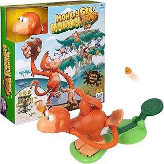 Spin Master Games, Monkey See Monkey Poo Game, Fun Games, Sensory Toys, Family Games, Funny Gifts, for Preschoolers Ages 4+