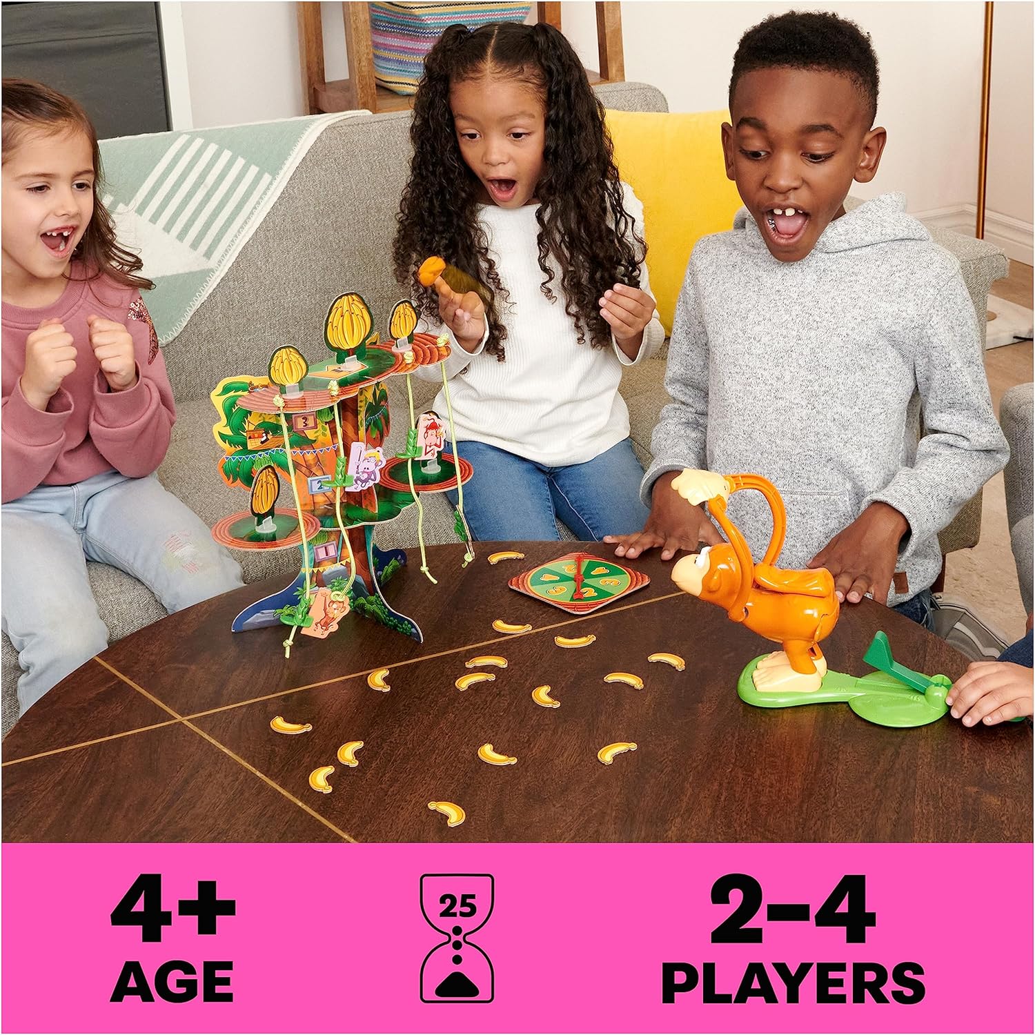 Spin Master Games, Monkey See Monkey Poo Game, Fun Games, Sensory Toys, Family Games, Funny Gifts, for Preschoolers Ages 4+-1