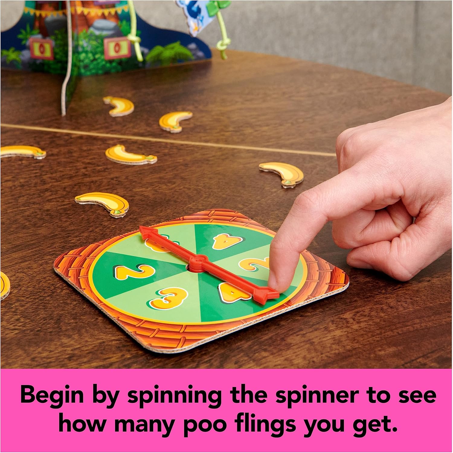 Spin Master Games, Monkey See Monkey Poo Game, Fun Games, Sensory Toys, Family Games, Funny Gifts, for Preschoolers Ages 4+-2