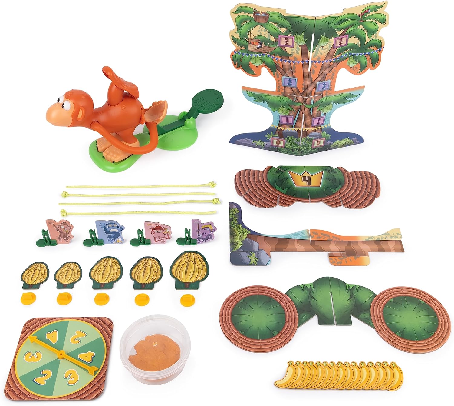 Spin Master Games, Monkey See Monkey Poo Game, Fun Games, Sensory Toys, Family Games, Funny Gifts, for Preschoolers Ages 4+-5