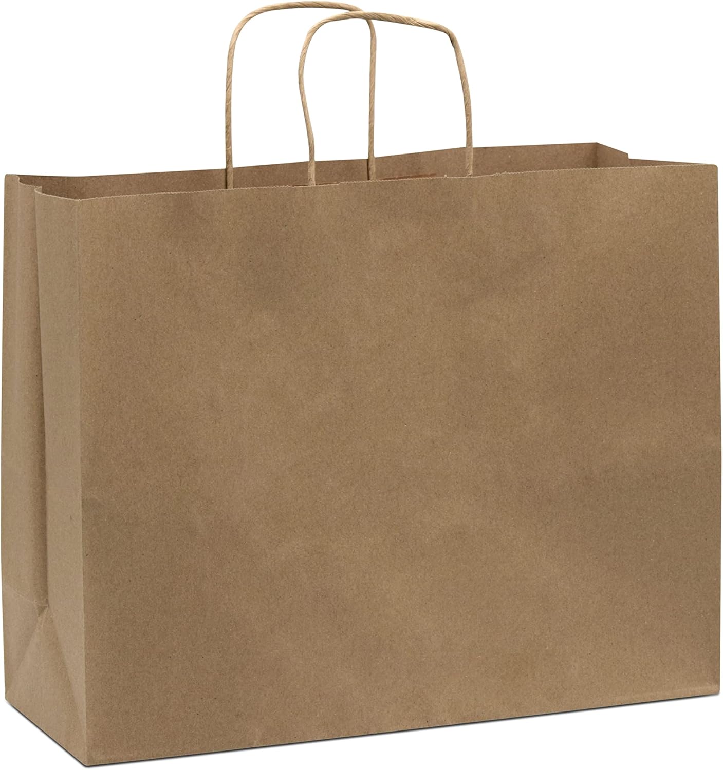 Prime Line Packaging 16x6x12 200 Pack Large Christmas Gift Bags with Handles, Large Brown Paper Bags, Gift Wrapping Supplies, Boutique Shopping Bags-4