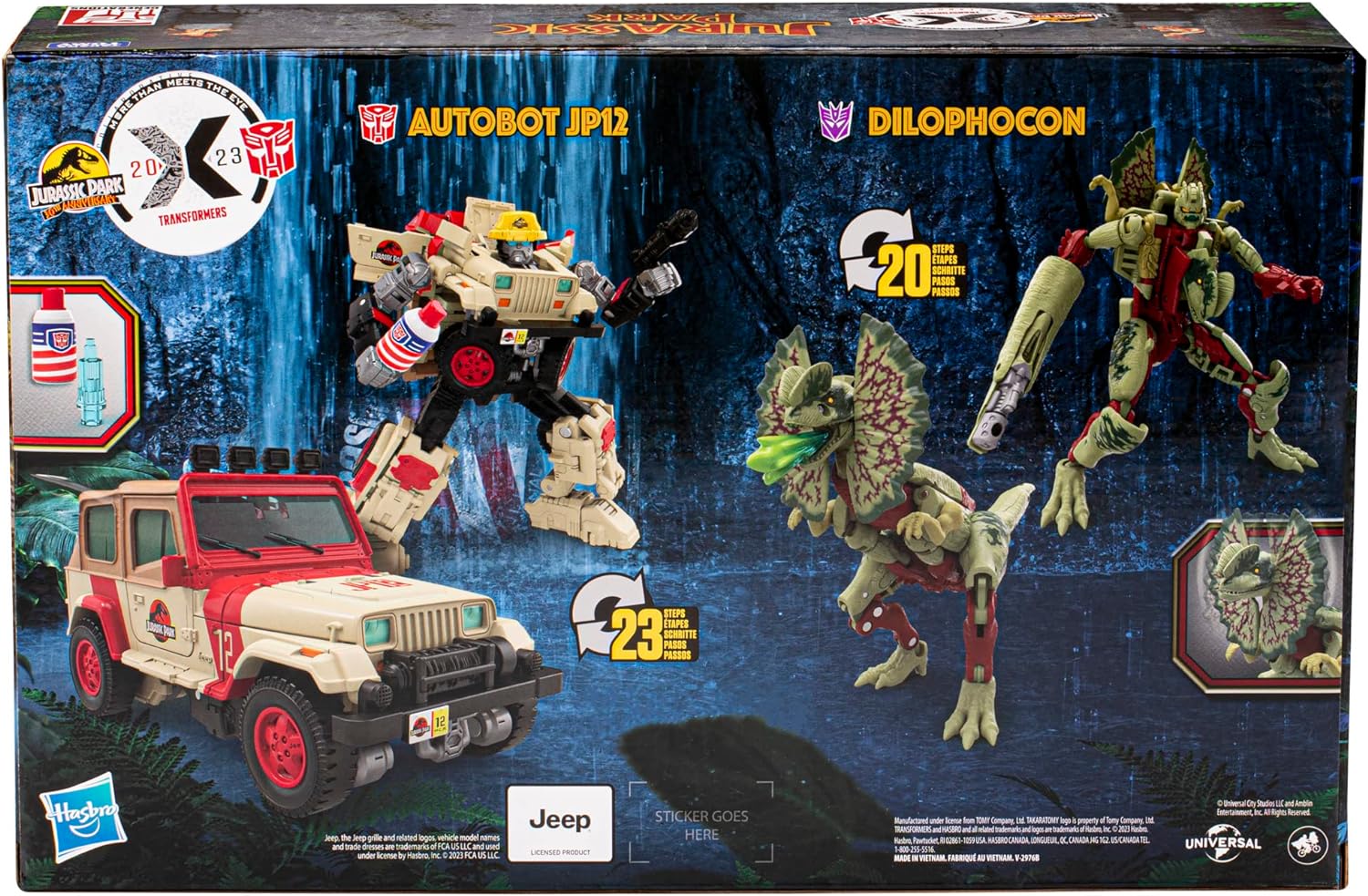 Transformers Collaborative Jurassic Park x Toys Dilophocon & Autobot JP12, Action Figures for Boys and Girls Ages 8 and Up (Amazon Exclusive)-16