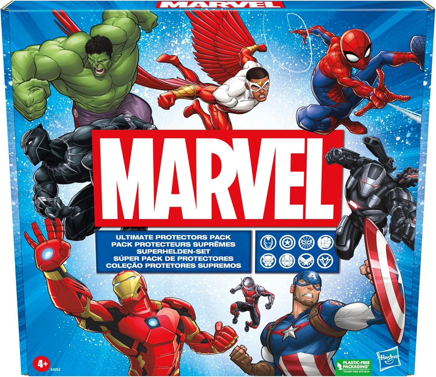 Marvel Avengers Ultimate Protectors Pack, 6-Inch-Scale, 8 Action Figures with Accessories, Super Hero Toys, Toys for Boys and Girls Ages 4 and Up-1