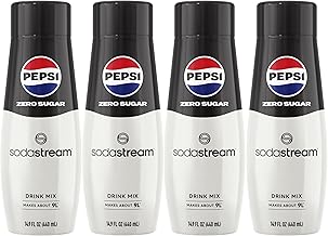 SodaStream® Pepsi® Zero Sugar Beverage Mix (440ml, Pack of 4)