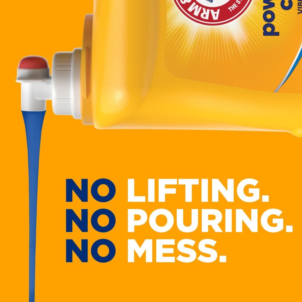 Arm & Hammer Clean Burst, 170 Loads Liquid Laundry Detergent, 170 Fl oz-8