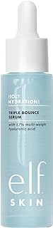 e.l.f. SKIN Holy Hydration! Triple Bounce Serum, 1.7% Hyaluronic Acid Serum For Plump, Bouncy Skin, Great For Hydrating Dry Skin