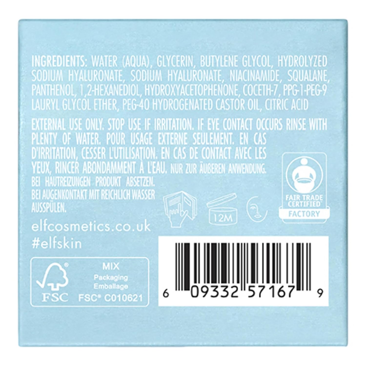 e.l.f. SKIN Holy Hydration! Triple Bounce Serum, 1.7% Hyaluronic Acid Serum For Plump, Bouncy Skin, Great For Hydrating Dry Skin-1