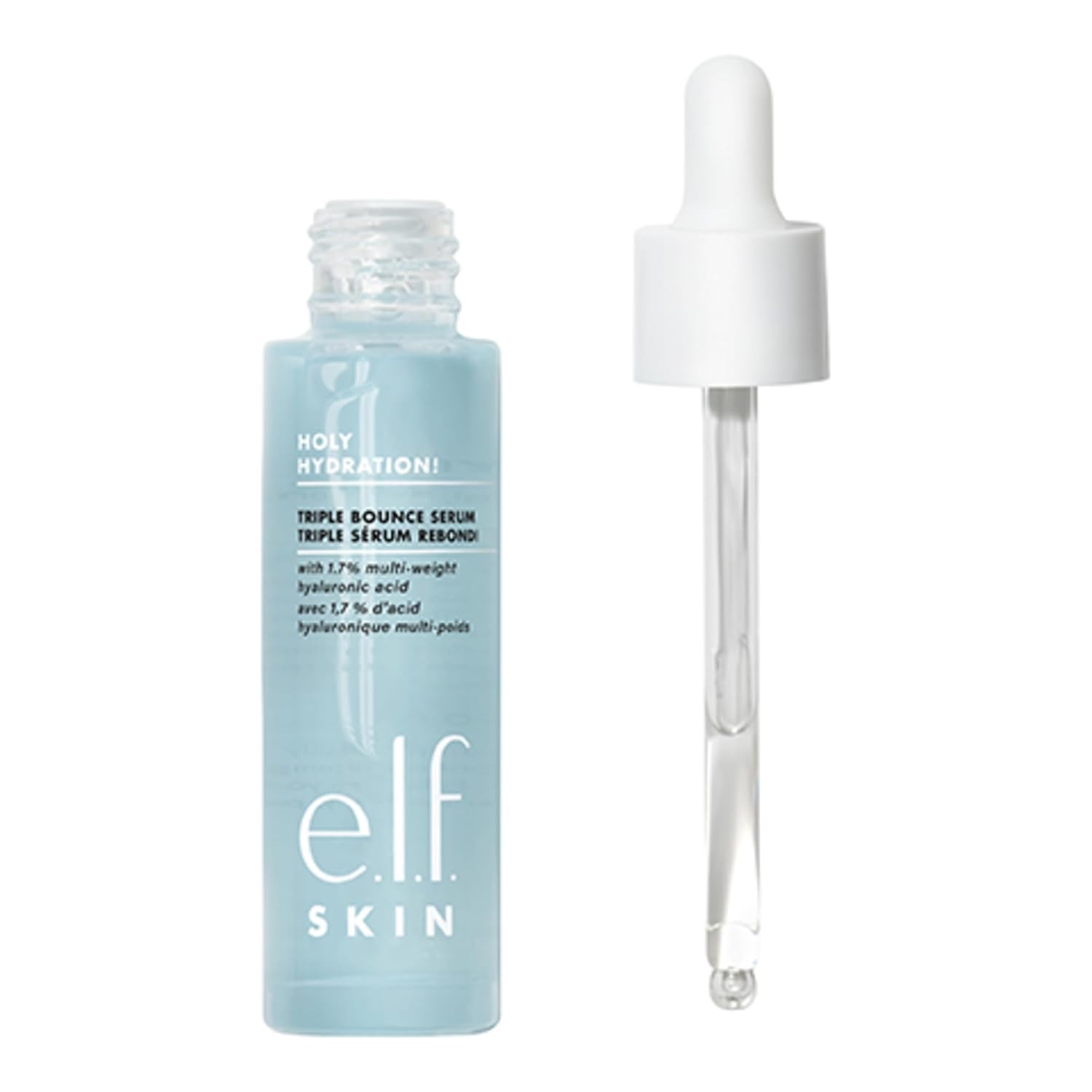 e.l.f. SKIN Holy Hydration! Triple Bounce Serum, 1.7% Hyaluronic Acid Serum For Plump, Bouncy Skin, Great For Hydrating Dry Skin-2