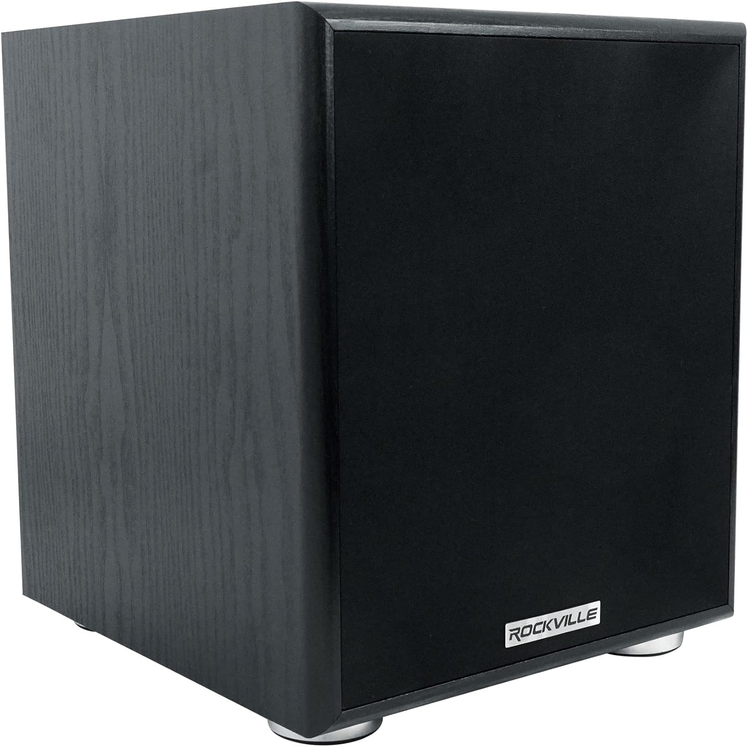 Rockville Rock Shaker 6.5", 200W Powered Subwoofer for Home Theater, Black, Includes Remote, Solid MDF Enclosure, RCA Inputs/Outputs, Variable Crossover - Perfect for Movies, Studio, and Home Audio-0