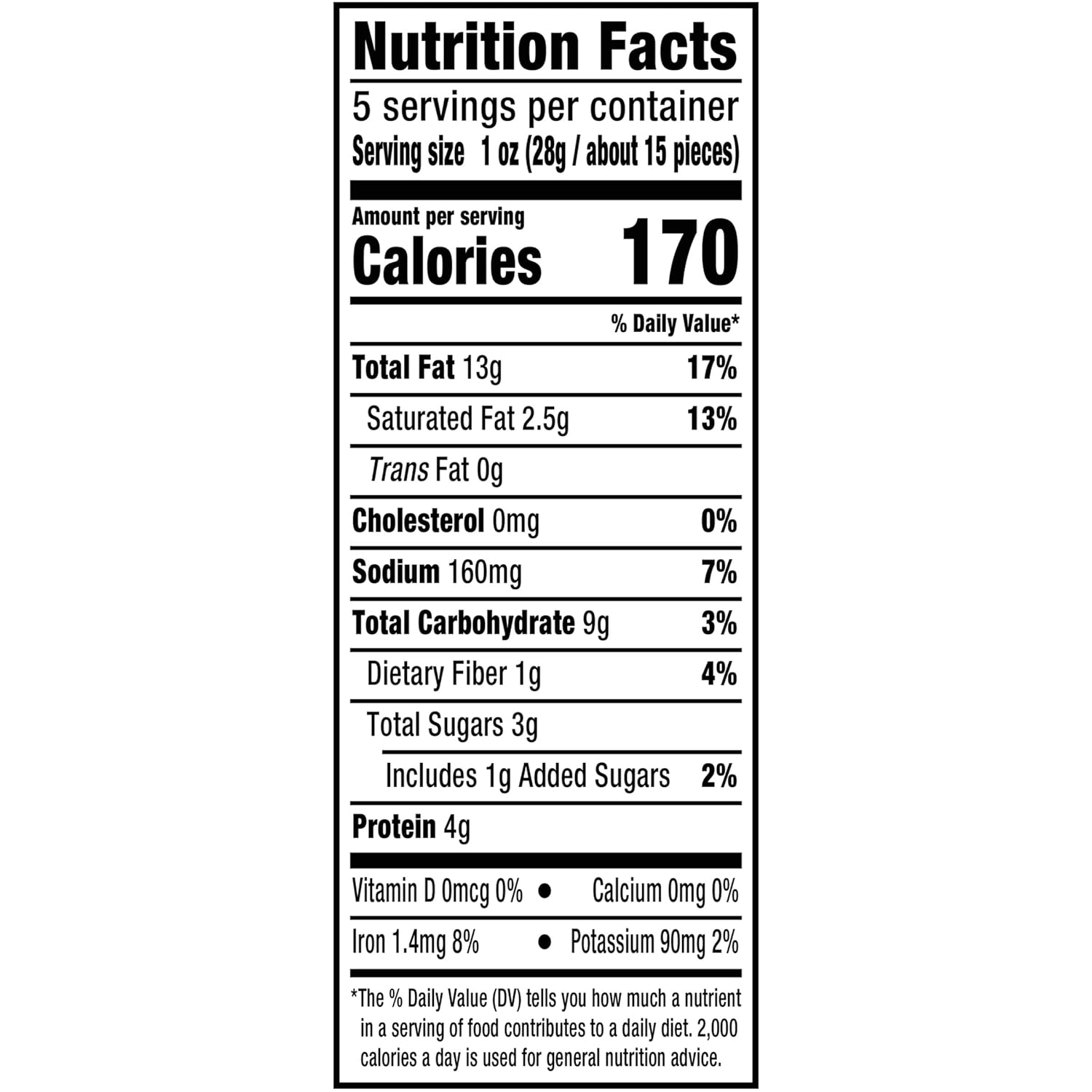 PLANTERS Cashews Rosemary & Sea Salt, Party Snacks, 5 Oz Bag-5