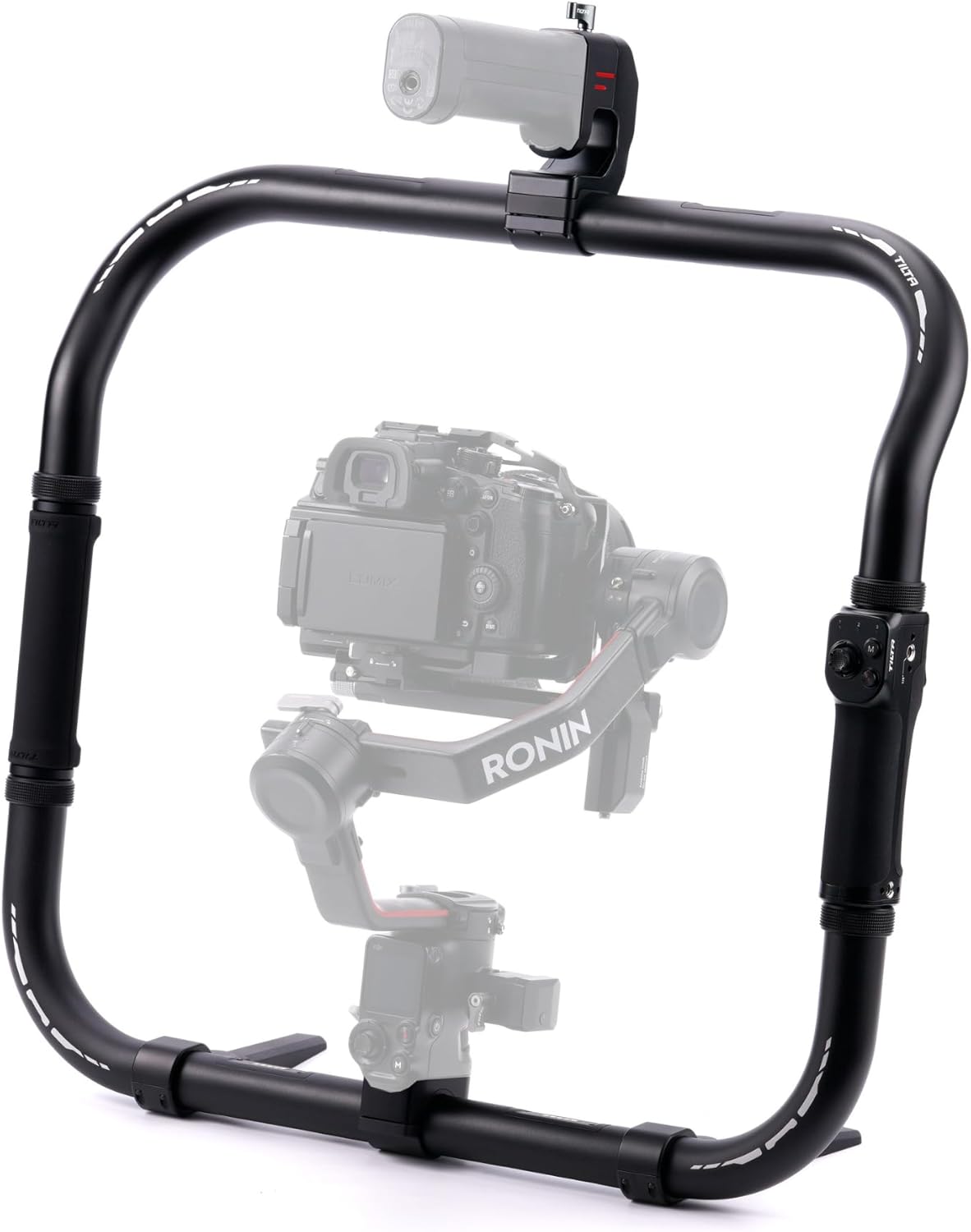 Tilta Basic Ring Grip Plus Compatible with DJI Ronin RS2, RS 3 Pro, and RS 4/4 Pro | Wireless Control Handle Kit | Improved Stability, Movement & Flexibility | Aluminum Alloy | Multiple Power Options-0