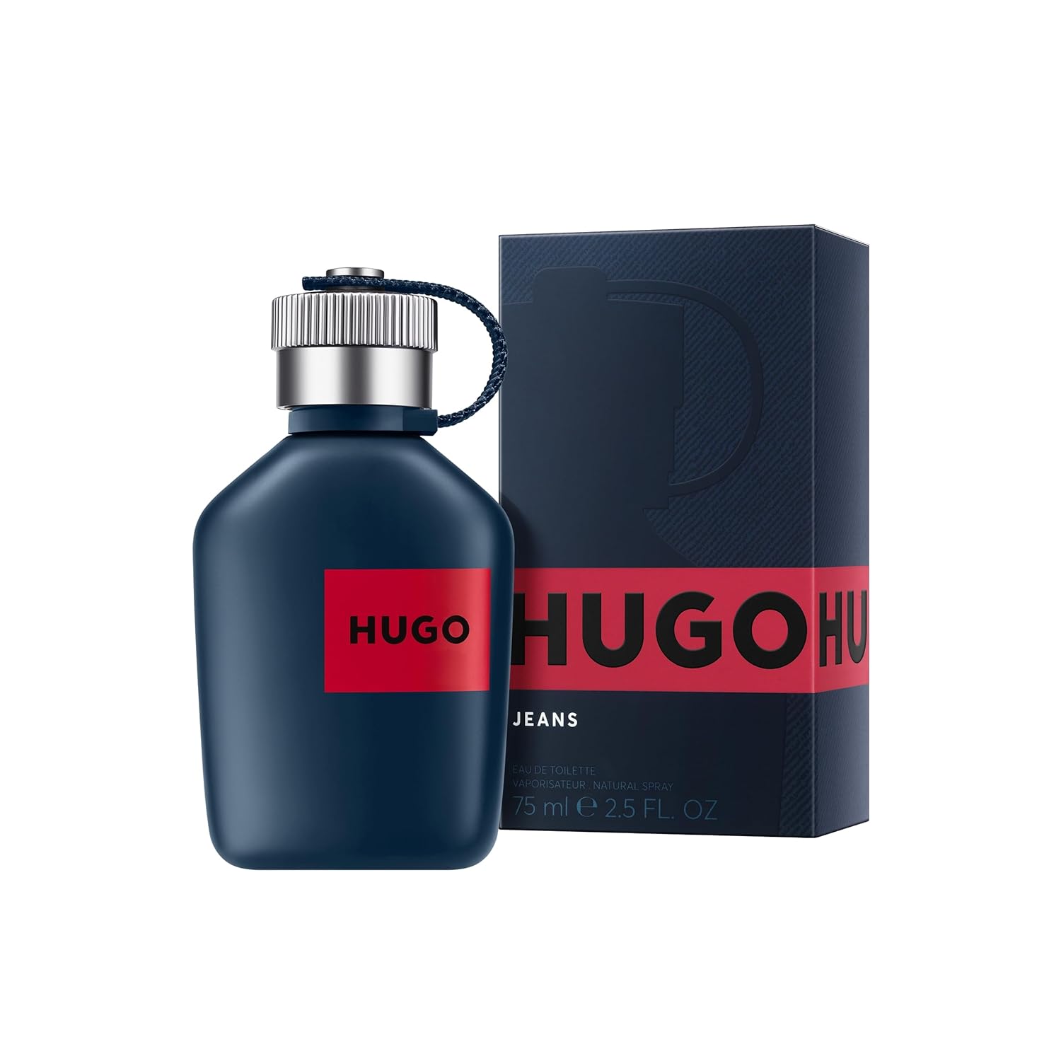 Hugo Boss HUGO Jeans Eau de Toilette – Aromatic Men's Cologne – With Notes of Grapefruit, Peppermint & Sandalwood Accord – Luxury Perfumes for Men – Long Lasting Fragrance-1