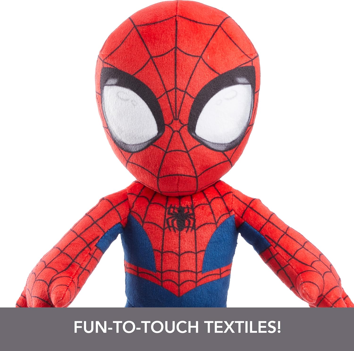 Mattel Marvel Plush Talkers Soft Toy, 11.75-Inch Spider-Man Figure with 10 Sounds & Phrases, Collectible Plush Doll-3