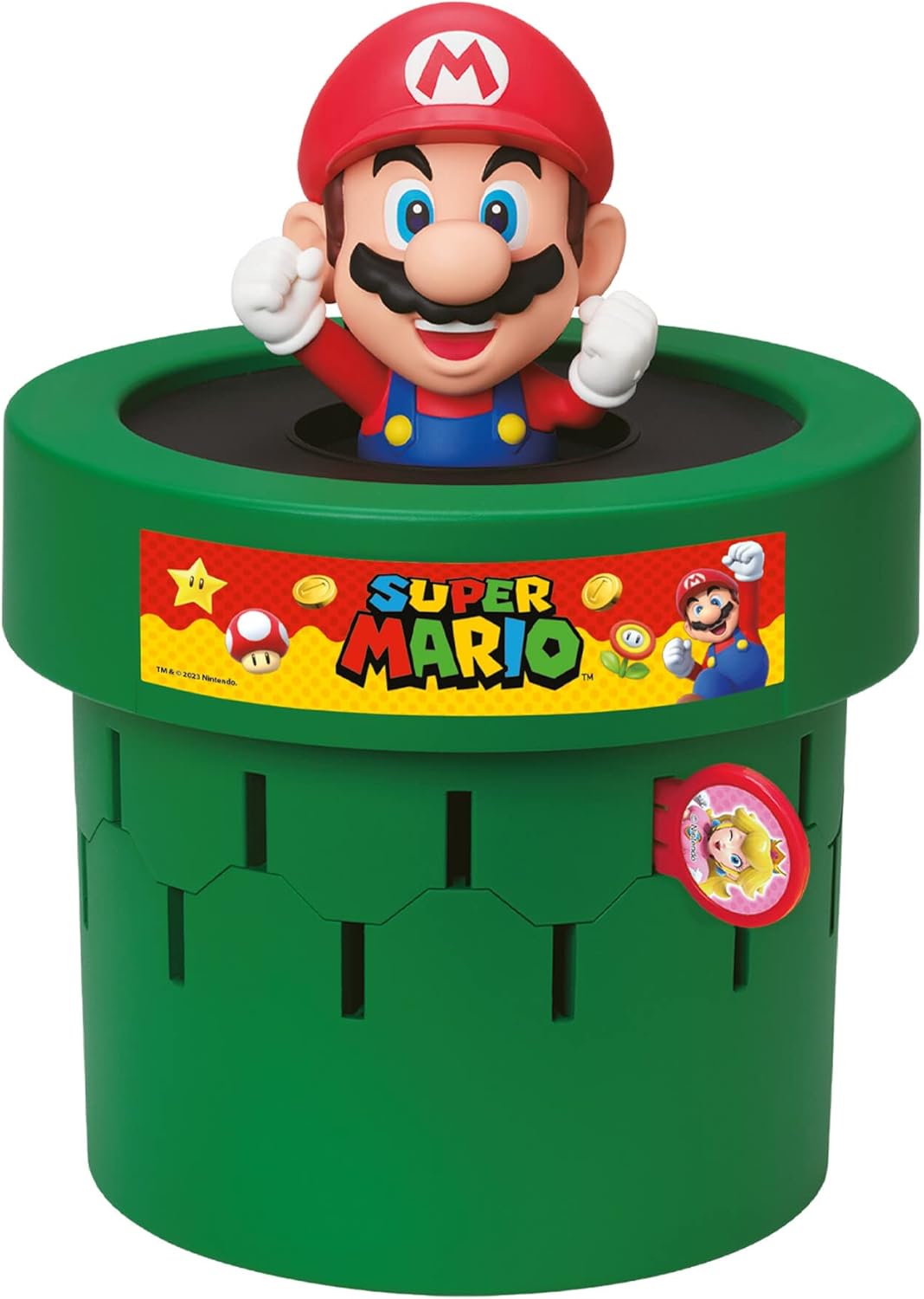 TOMY Pop Up Super Mario Board Game - Family and Preschool Kids Games for Family Game Night - Kids Activities and Super Mario Toys - Girls and Boys Games - 2-4 Players - Ages 4 Years and Up-0