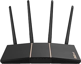 ASUS AX3000 WiFi 6 Router (RT-AX57) - Dual Band Gigabit Wireless Internet Router, Gaming & Streaming, AiMesh Compatible, Included Lifetime Internet Security, Parental Control, MU-MIMO, OFDMA